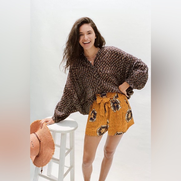 Anthropologie Pants - Anthropologie Kennedy Linen Blend Short